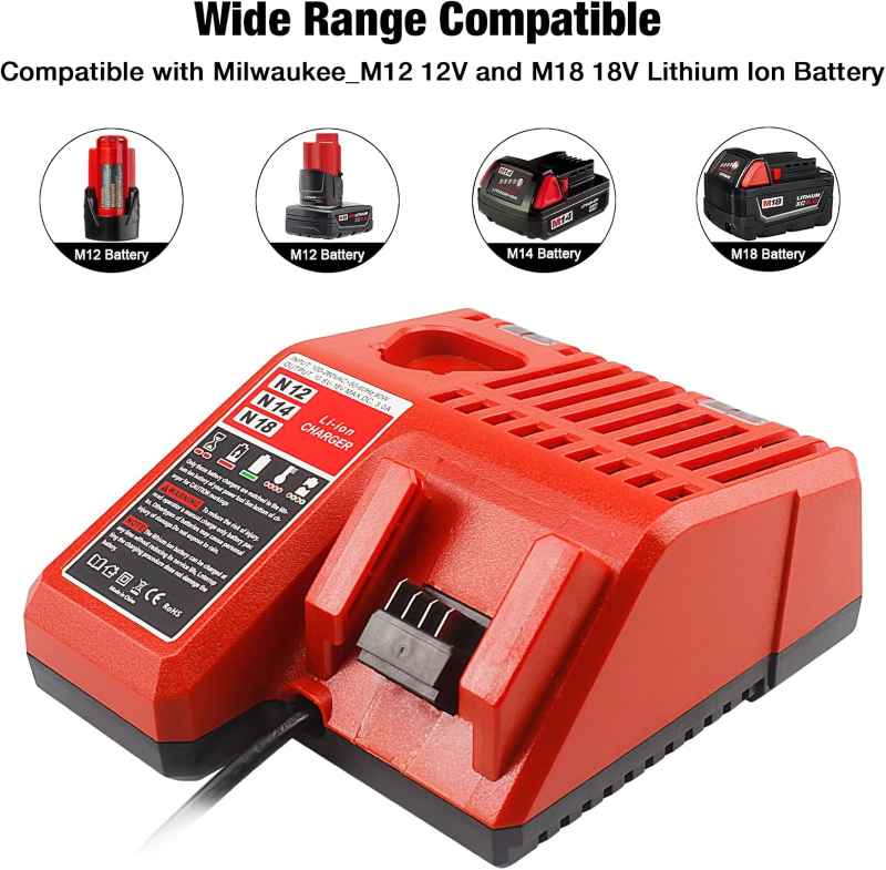 2-152-1.jpg شارژر دوکاره Waitley M12 و M18 برای باتری میلواکی M18 و M12 - Image 1