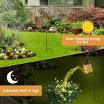 آبپاش با چراغ فانوس‌های خورشیدی آویز Solar Watering Can  بسته ۲ عددی - Image 6