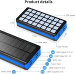 پاوربانک 26800 میلی‌آمپر خورشیدی Pusiou PS-900 - Image 6
