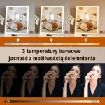آینه آرایشی ANTENLICHT با نورپردازی بزرگنمایی 10x - Image 8