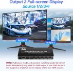 سوئیچ  اسپلیتر چند نمایشگره MATRIX 4K HDMI - سوئیچ ماتریسی 4x2 - Image 5