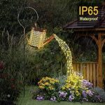 آبپاش با چراغ فانوس‌های خورشیدی آویز Solar Watering Can  بسته ۲ عددی - Image 5