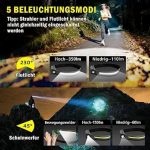 چراغ پیشانی LED برند  ALDER FOCUS  قابل شارژ ۶۰۰ لومن - Image 9