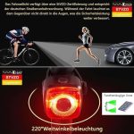 چراغ عقب وجلو دوچرخه شارژی برند Jiraewh مدل LR-06F - Image 3