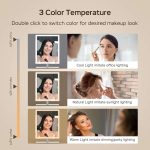 آینه آرایشی ANTENLICHT با نورپردازی بزرگنمایی 10x - Image 7