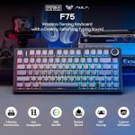 کیبورد مکانیکی بی‌سیم  AULA مدل F75PRO - Image 15