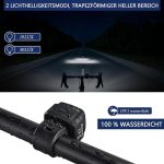 چراغ عقب وجلو دوچرخه شارژی برند Jiraewh مدل LR-06F - Image 2