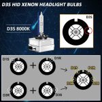 لامپ زنون HID مدل TECTICO D3S 35W، 8000K، 12V - Image 2