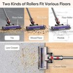 سری برس جاروبرقی‌ FLYLINKTECH سازگار با Dyson V7 V8 V10 V11 V15 - Image 3