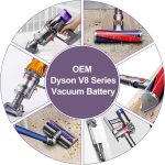 باتری جارو شارژی دایسون Dyson برند LONG FIT مدل V8 ، ۶۵۰۰ میلی‌آمپر ساعت 21.6V - Image 2