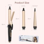 فرکننده مو Bwaliffury  با ۳ لوله سرامیک تورمالین مدل XR-8839 - Image 3