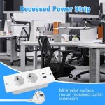 پریز چندراهی توکار رومیزی SKIKHN مدل YS-EU660 - Image 3