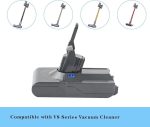 باتری جارو شارژی دایسون Dyson برند LONG FIT مدل V8 ، ۶۵۰۰ میلی‌آمپر ساعت 21.6V - Image 10