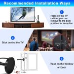 آنتن تلویزیون داخلی برای تلویزیون هوشمند برند HIDB ،کانال‌های HDTV 4K 1080P - Image 8