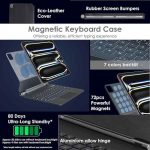 کیف کیبورد TECHGEAR برای اپل آیپد پرو 11 اینچ با کیبورد QWERTY بلوتوث - Image 3