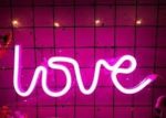 تابلو نئون طرح  love عشق - تصویر 6