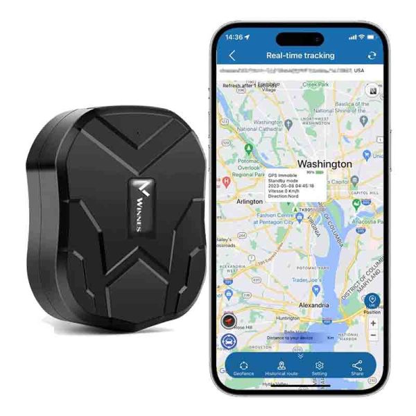 ردیاب GPS هوشمند خودرو برند Winnes 4GTK905B