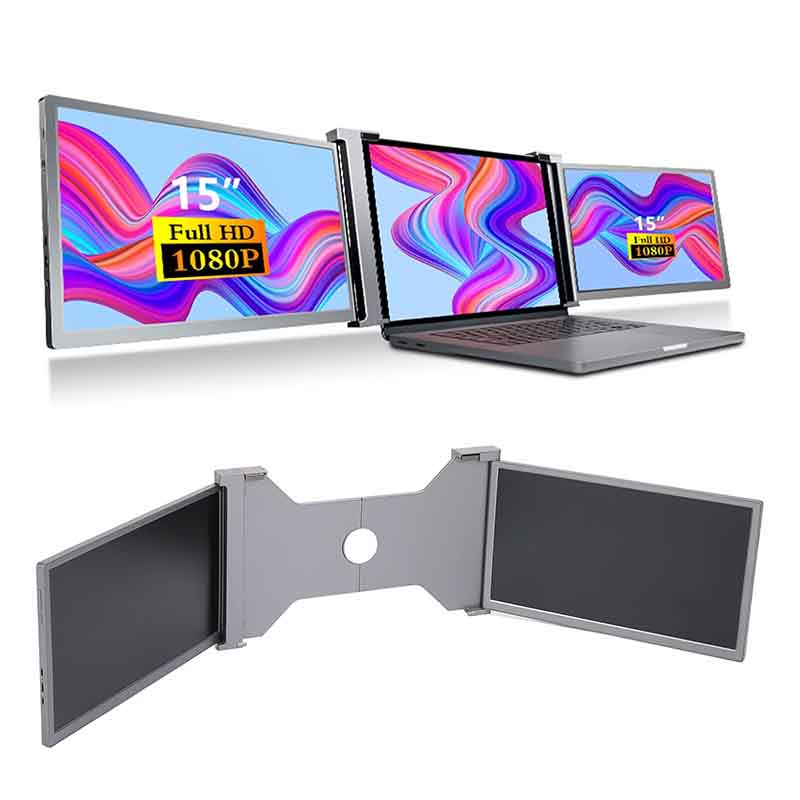 01-19-2.jpg مانیتور دوگانه پرتابل 15 اینچی VBESTLIFE 1080P IPS - Image 1