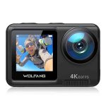 دوربین اکشن ورزشی 4K برند WOLFANG GA420 (در حد نو)