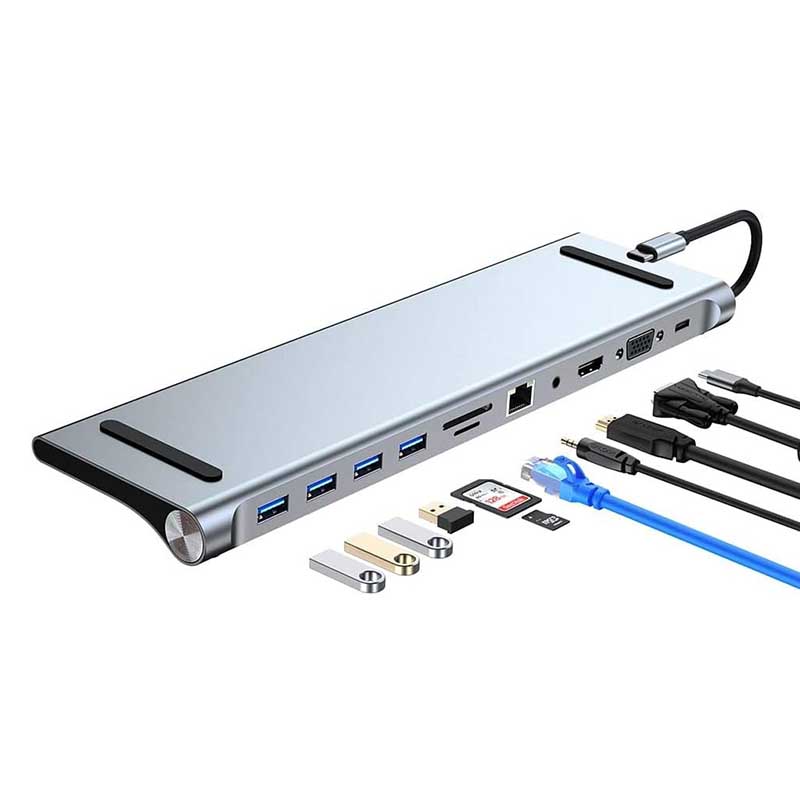 01-3-10.jpg داک استیشن لپتاپ 11 پورت برند Dizuo - Image 1