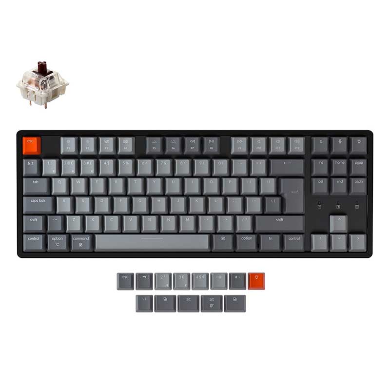 01-40-1.jpg کیبورد مکانیکی بی سیم برند Keychron K8 - Image 1