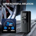 پمپ باد عالی شارژی برند CARSUN - Image 2
