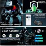 هدست بلوتوثی کلاه کاسکت موتور برند EJEAS Q8 - تصویر 5