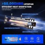 چراغ هدلایت خودرو 100 وات KOYOSO مدل H1 - Image 3