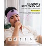 هدفون خواب و هدبند ورزشی بلوتوث Perytong - Image 4