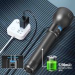 چراغ قوه عالی شارژی برند MIAOKE DAWN XHP-90 - Image 4