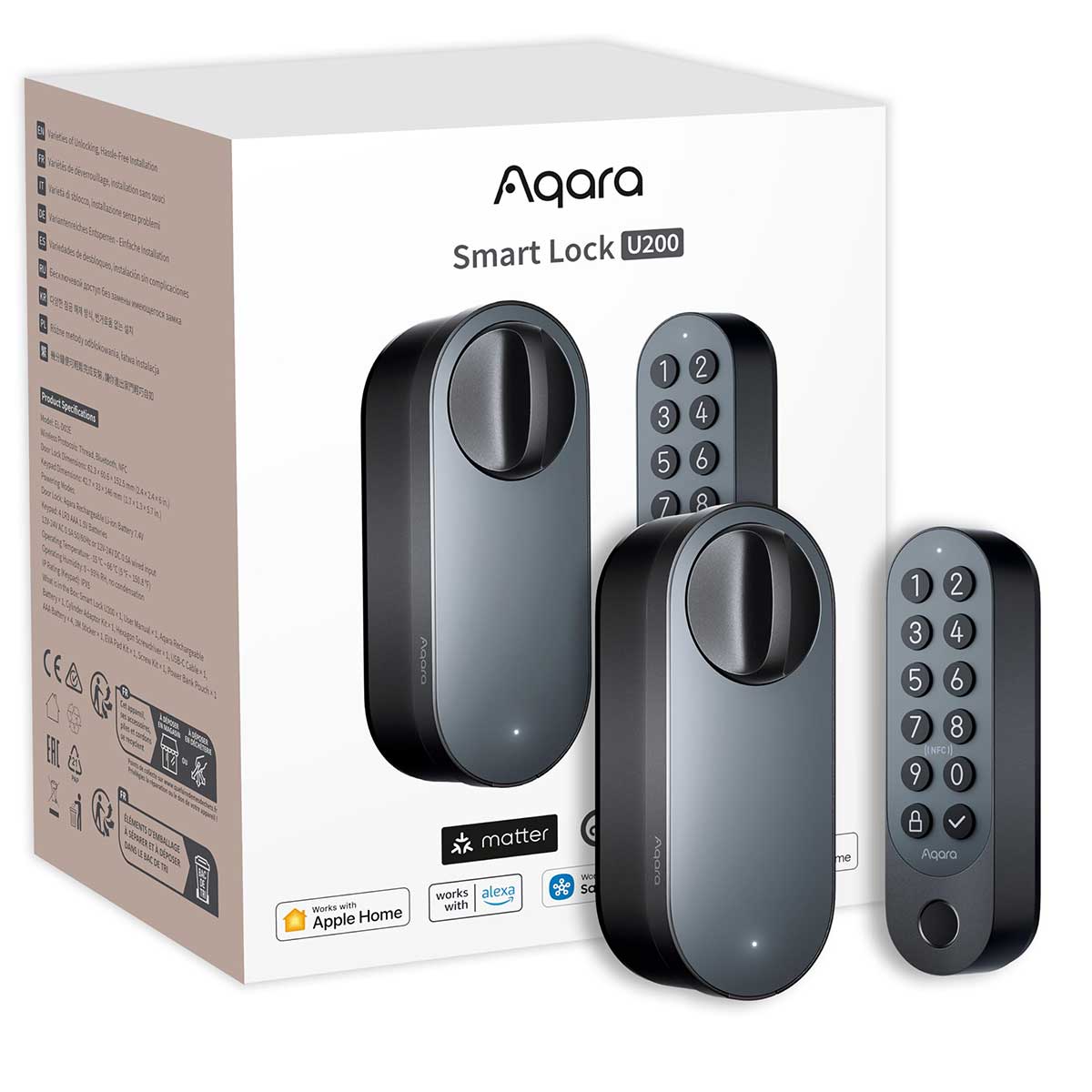 11-1-1.jpg قفل هوشمند Aqara مدل Smart Lock U200 - Image 1