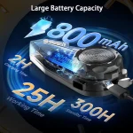 هدست بلوتوث موتور سیکلت Moman مدل H2E - Image 8