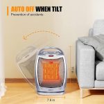 بخاری سرامیکی قابل حمل Brighttown 1500W750W - Image 3