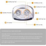 بخاری سرامیکی قابل حمل Brighttown 1500W750W - Image 4