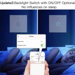 سوئیچ چراغ هوشمند MOES WiFi RF433 - Image 2