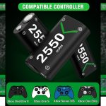 بسته 3 عددی باتری 2550mAh برای دسته Xbox One - Image 4