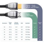 کابل HDMI 4K 60HZ HDR طول 2 متر Zeskit - Image 5