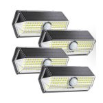 پک 4 عددی چراغ LED سنسور دار خورشیدی ضدآب Litom