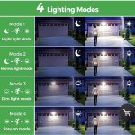 پک 4 عددی چراغ LED سنسور دار خورشیدی ضدآب Litom - Image 5