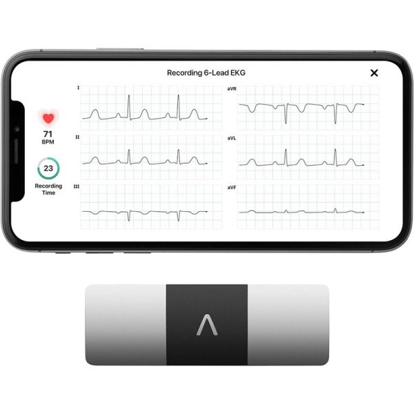 دستگاه نوار قلب AliveCor مدل KardiaMobile 6L