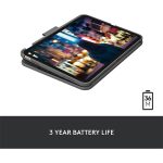 قاب و کیبورد بلوتوث Logitech Slim Folio برای iPad - Image 3