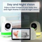 دوربین و مانیتور امنیتی کودک برند Babysense MaxView - Image 6
