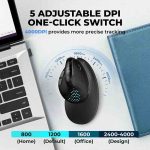 ماوس ارگونومیک برند DELUX M618XS (در حد نو) - Image 3
