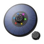 فواره آب LED خورشیدی همراه باطری  برند OKMEE