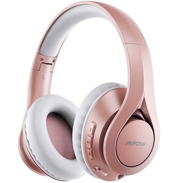 هدفون بی سیم Mpow 059 lite مدل BH451B رنگ رز گلد