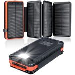 پاوربانک 26800mAh با 4 پنل خورشیدی