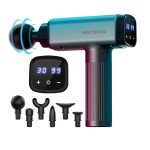 ماساژور تفنگی Welteayo  با 30 سرعت و 6 سر با پورت شارژ USB C