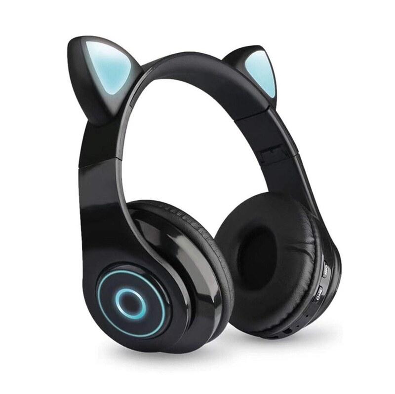 QFx8Y4YQbRPEcppFBacLKwDCTIvLes6fSgP2XLlIlTLsMkpfFG.jpg_800X800X70.jpg هدفون بی سیم دخترانه برند CAT EAR - Image 1