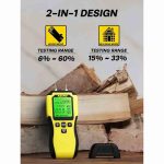 رطوبت سنج چوب و دیوار عالی برند AZUNO WMM-09A - Image 2