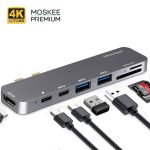 هاب 7 پورت Moskee مخصوص مک بوک پرو با وضوح 4K